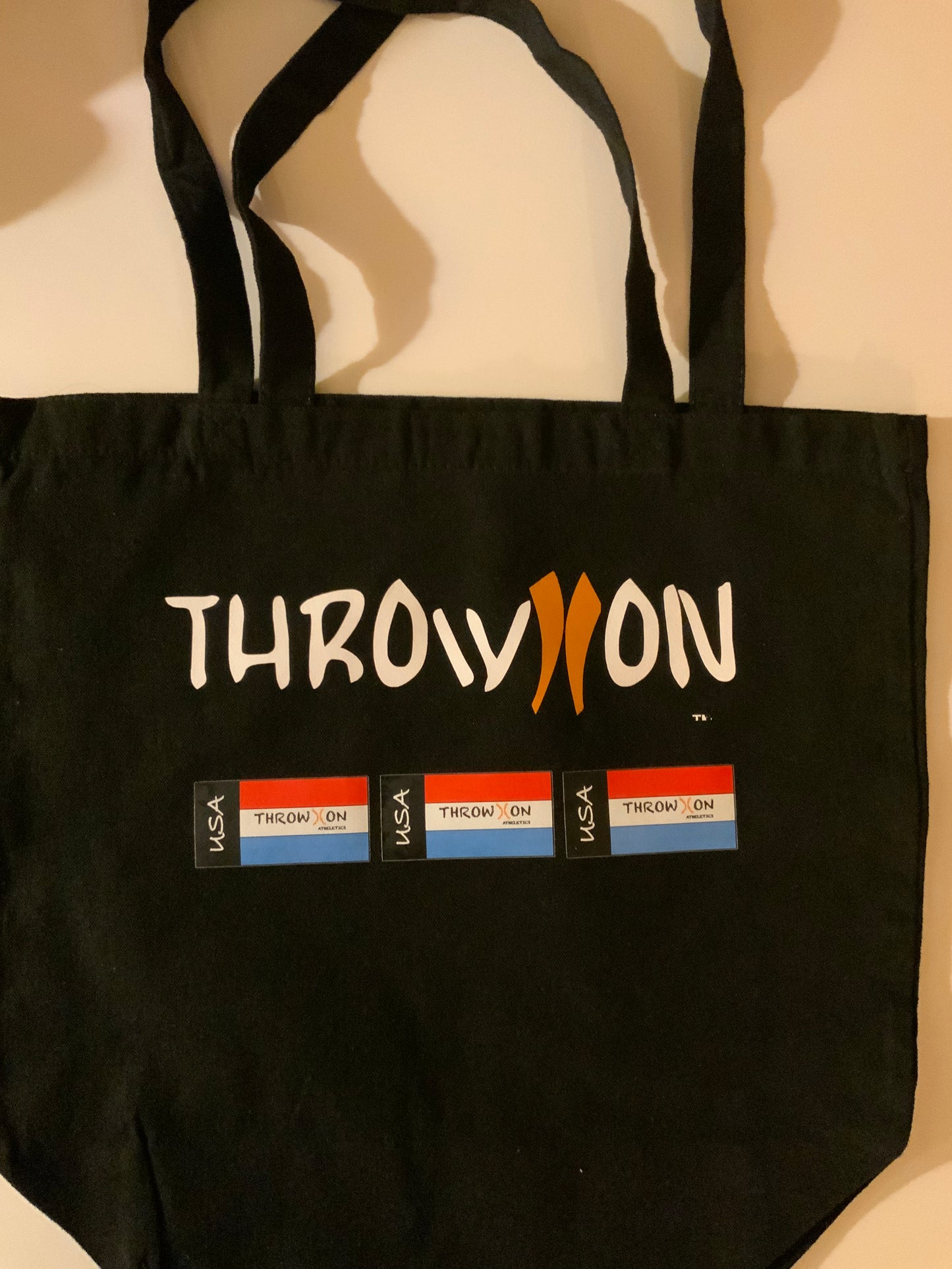 Throw On Canvas tote