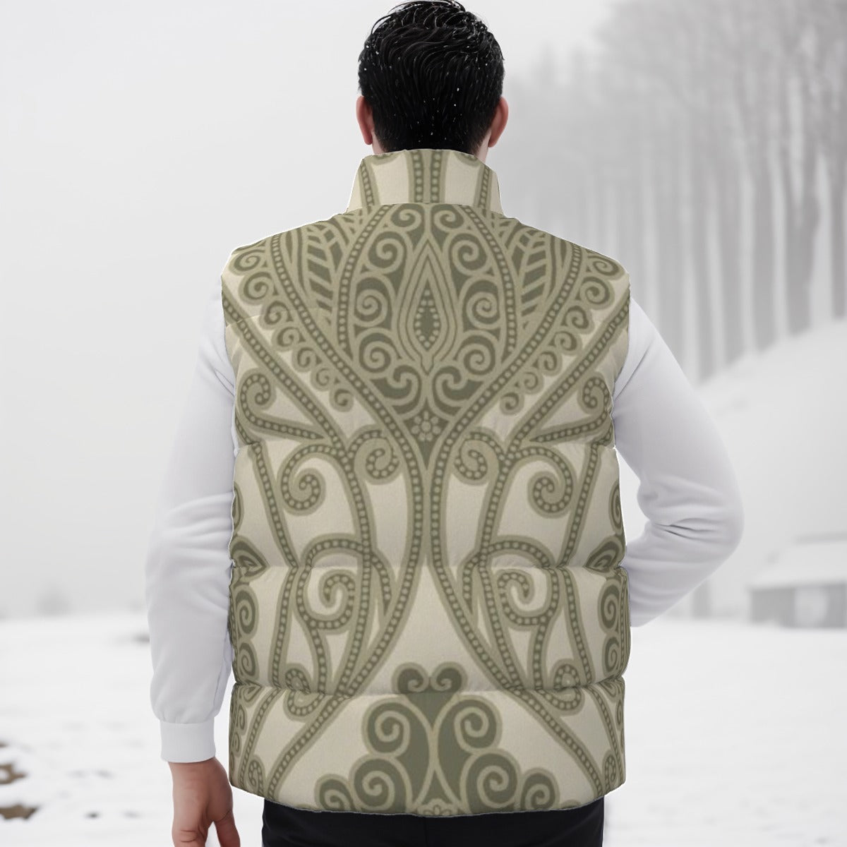 All-Over Print Unisex Down Vest