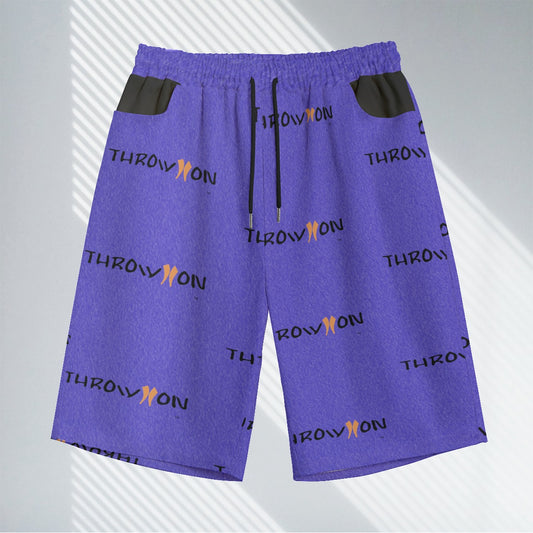 Throw On Purple Unisex Straight Casual Short | 245GSM Cotton