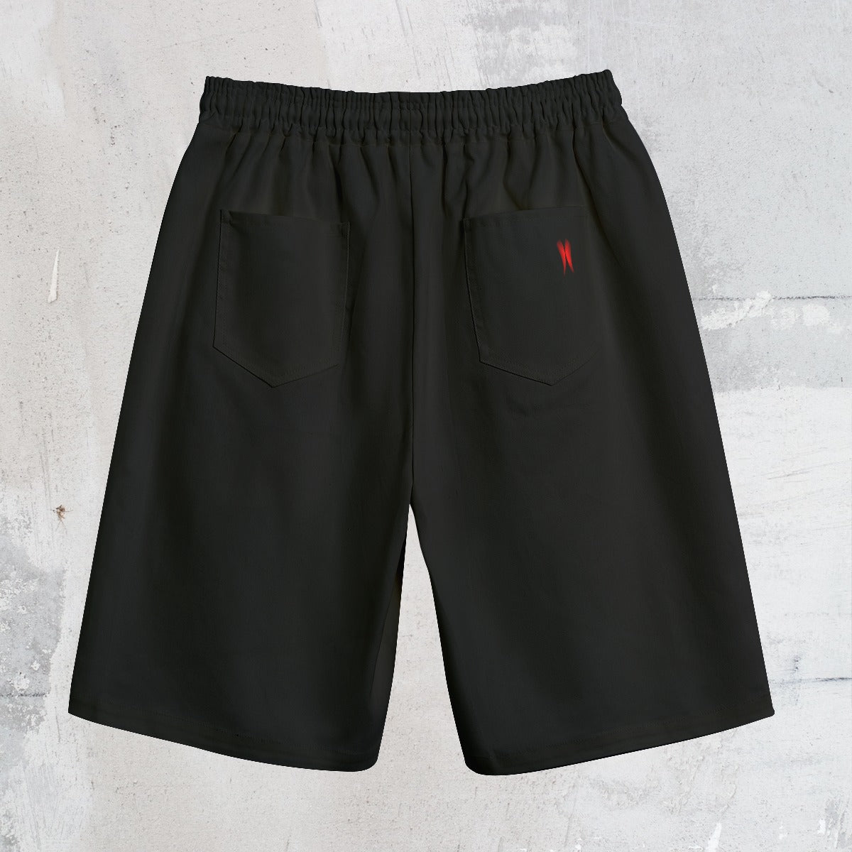 Throw On Black Straight Casual Short | 245GSM Cotton