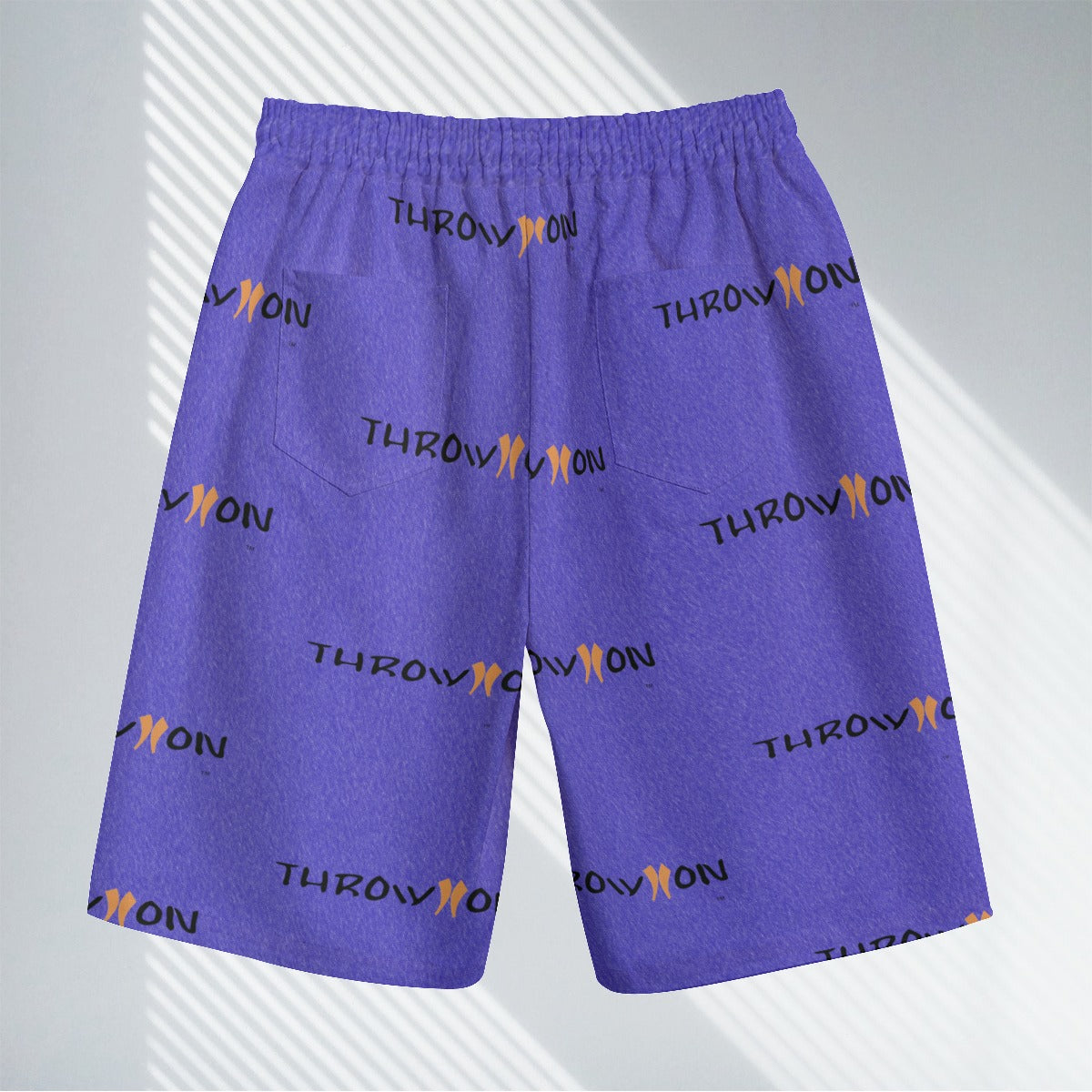 Throw On Purple Unisex Straight Casual Short | 245GSM Cotton