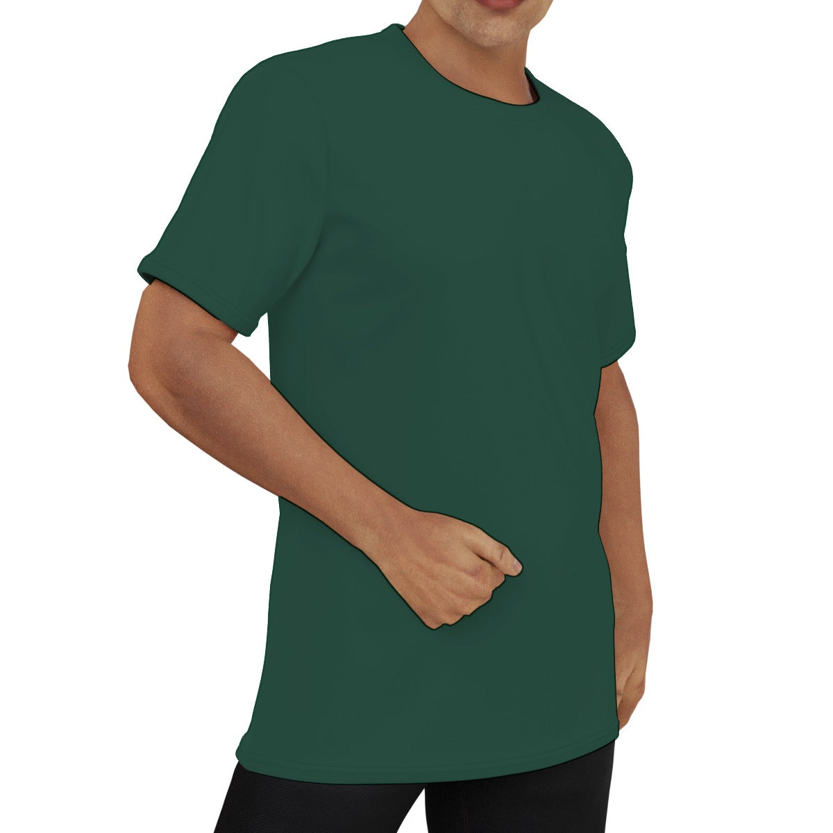 Throw On Dark Green Men's O-Neck T-Shirt