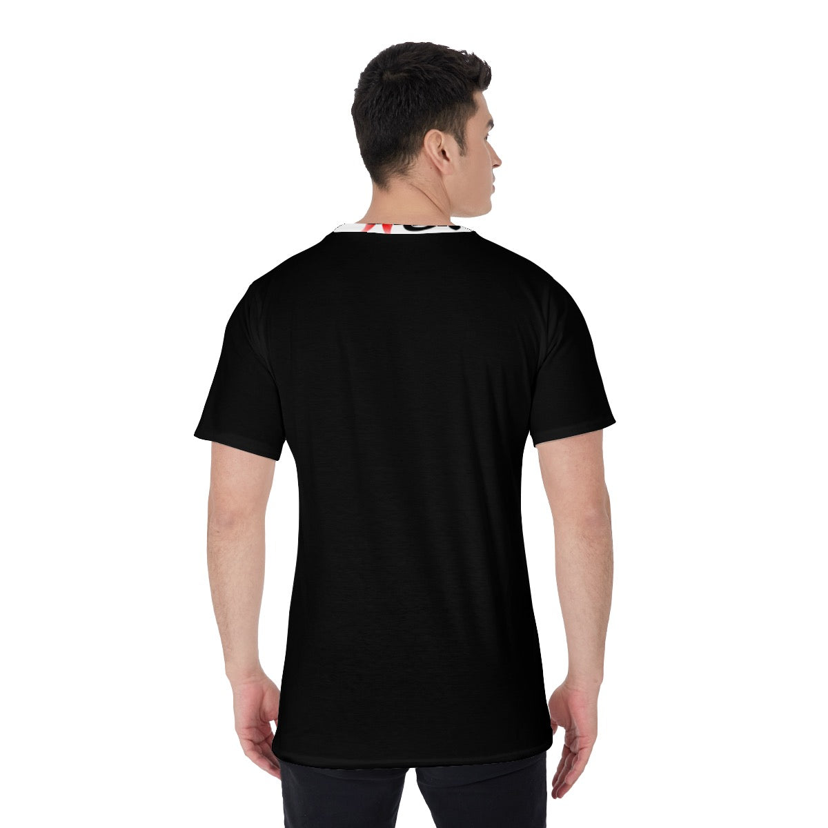 TO Black/White Men's O-Neck T-Shirt