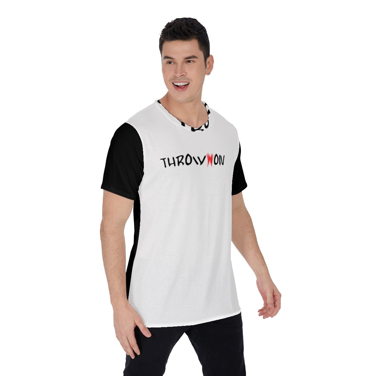 TO Black/White Men's O-Neck T-Shirt