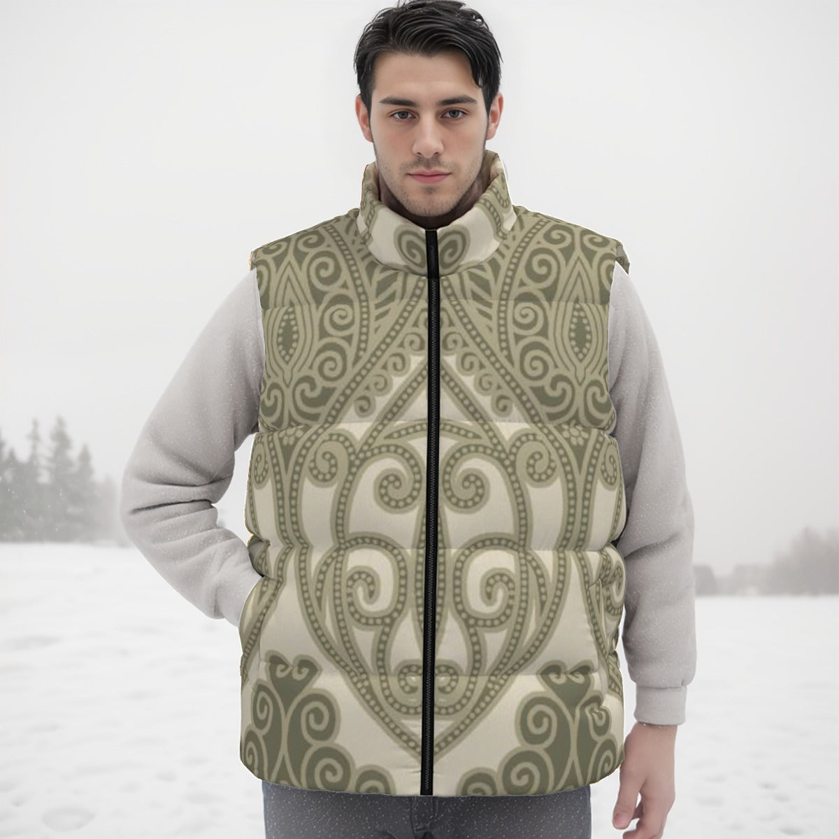 All-Over Print Unisex Down Vest