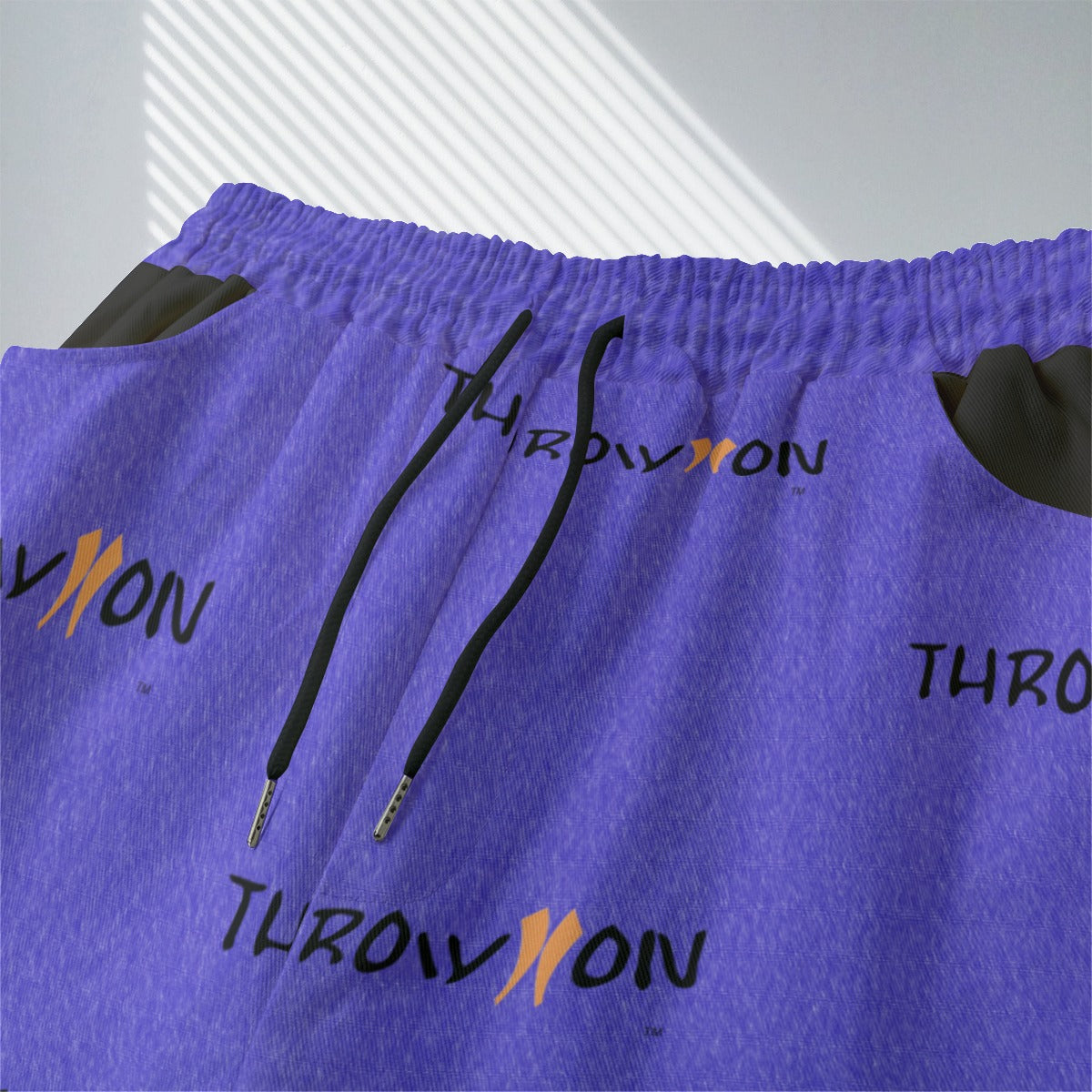 Throw On Purple Unisex Straight Casual Short | 245GSM Cotton