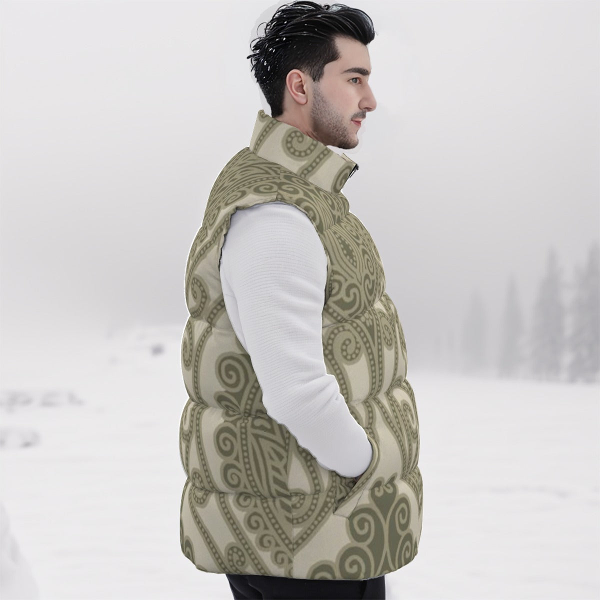 All-Over Print Unisex Down Vest